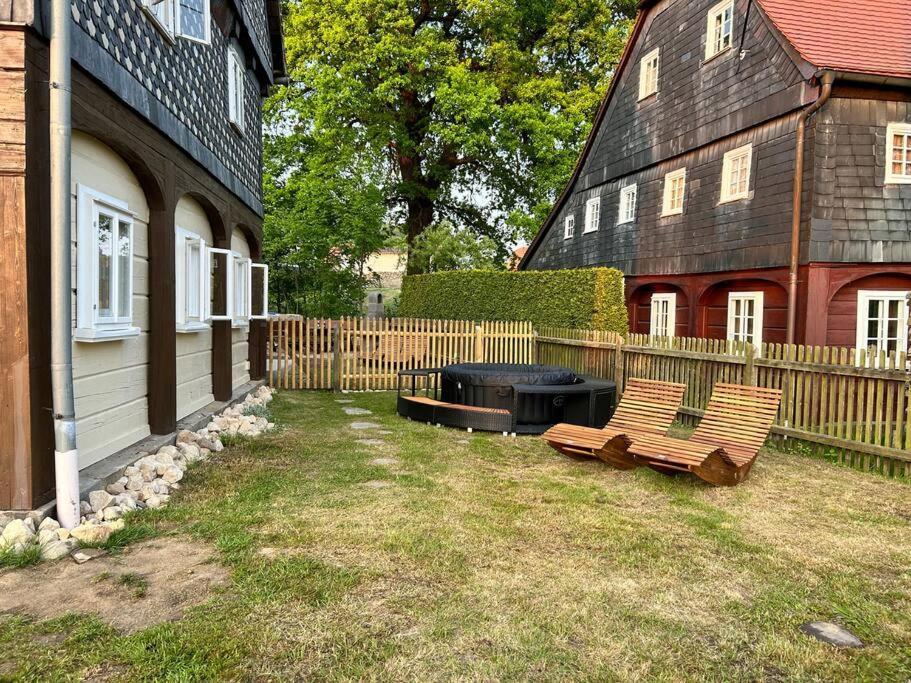 Fewo Frushi Mit Whirlpool, Infrarotsauna Grossschoenau Exterior photo
