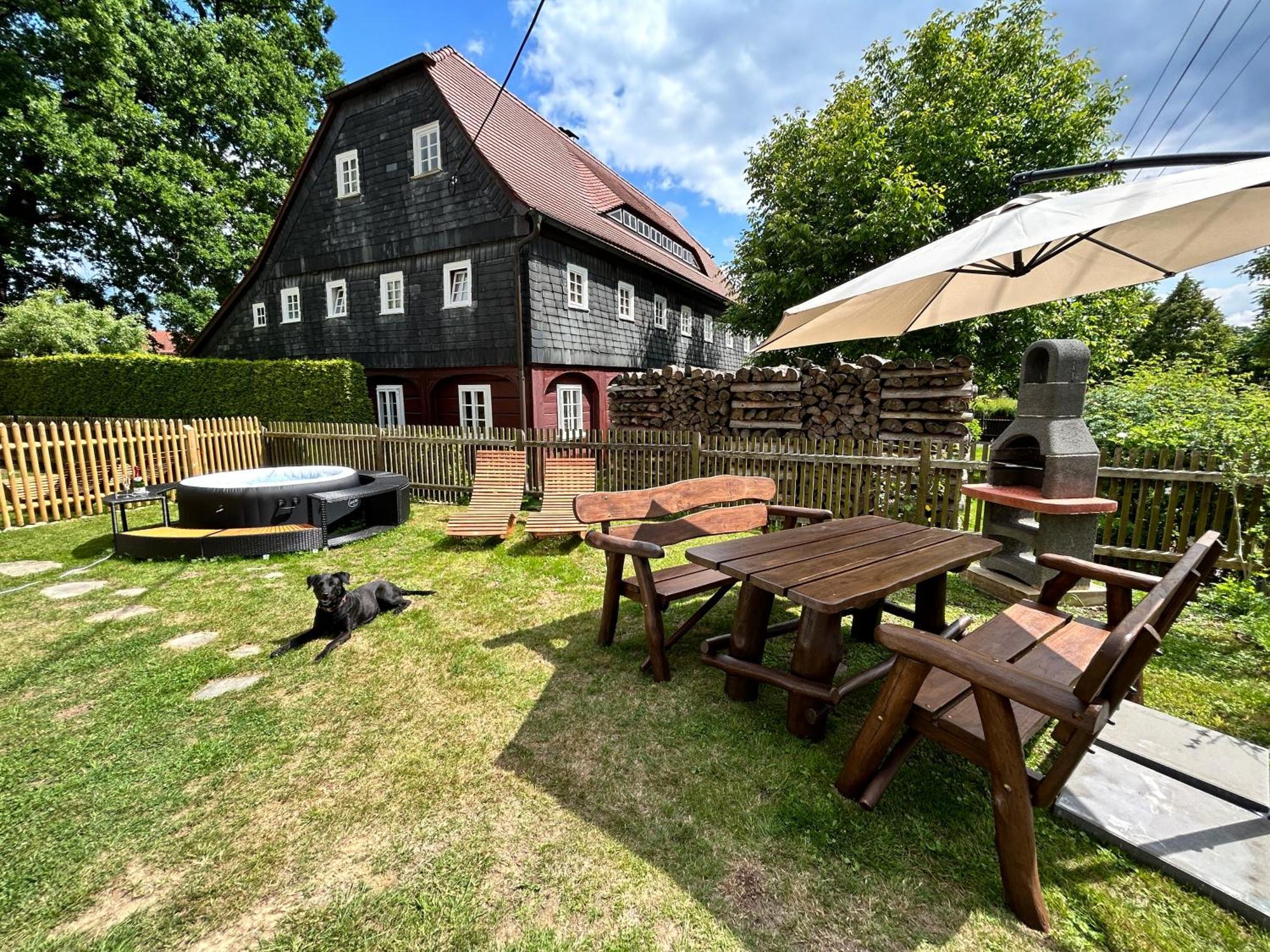 Fewo Frushi Mit Whirlpool, Infrarotsauna Grossschoenau Exterior photo